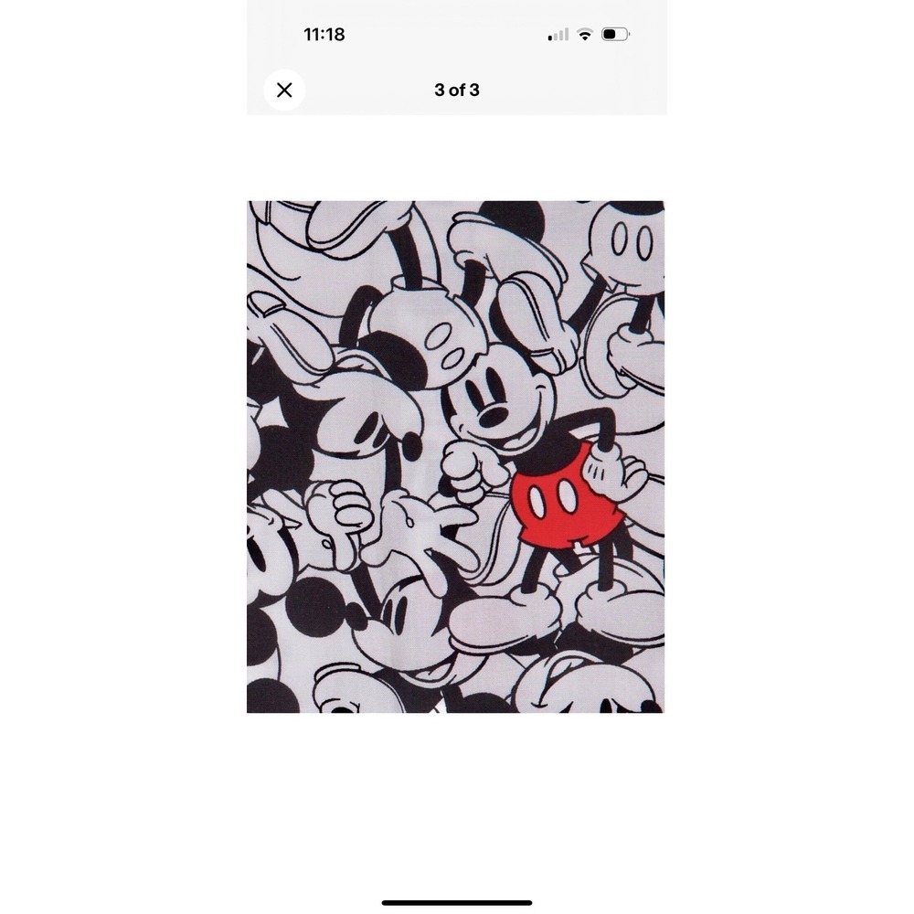 Disney Men's Mickey Mouse 100% Rayon Short-Sleeve Shirt Size S Brand New NWT - Picture 5 of 10